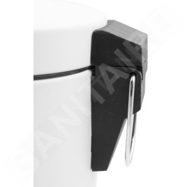 Aqualine Simple Line - Poubelle 12 L, acier inoxydable poli 27112