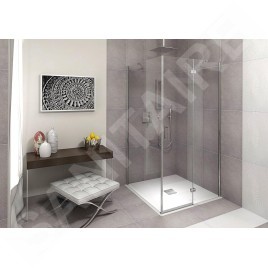 Polysan Flexia - Receveur de douche, 900x900 mm, possibilité de modifier les dimensions, blanc mat 71546MAT