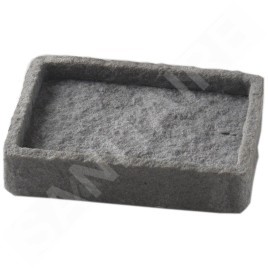 Sapho Gedy Aries - Porte-savon à poser, gris AR1108