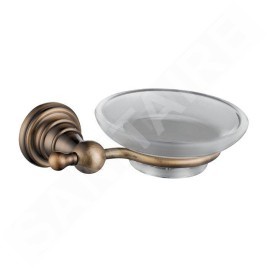 Sapho Diamond - Porte-savon, bronze/verre clair 1318-02