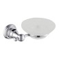 Sapho Diamond - Porte-savon avec support, verre/chrome 1317-02