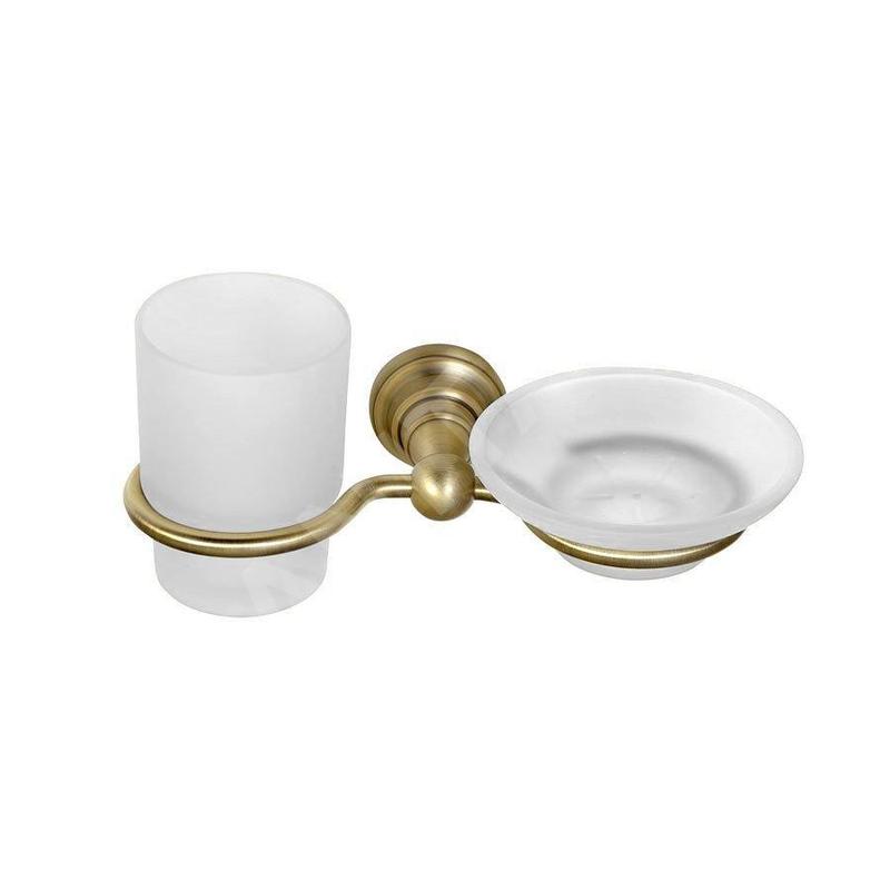 Sapho Diamond - Porte-savon, verre, bronze 1318-04