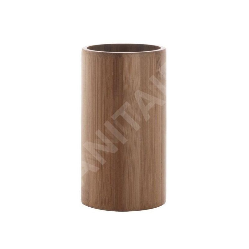 Sapho Gedy Altea - Verre pour brosses à dents et dentifrice à poser, bambou AL9835 Sapho Gedy Altea - Verre pour brosses à dents et dentifrice à poser, bambou AL9835