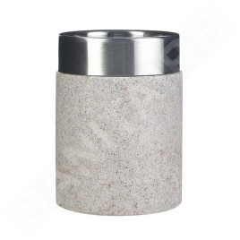 Sapho Ridder Stone - Verre pour brosses à dents et dentifrice à poser, beige 22010111