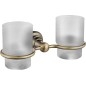 Sapho Diamond - Porte-verre double, bronze 1318-05
