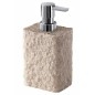 Sapho Gedy Aries - Distributeur de savon à poser, 350 ml, pierre beige AR8003