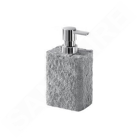 Sapho Gedy Aries - Distributeur de savon à poser, 350 ​ml, pierre grise AR8008
