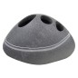 Sapho Ridder Little Rock - Verre pour brosse à dents, à poser, gris 22190207