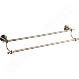 Sapho Diamond - Porte-serviettes double, longueur 605 mm, bronze 1318-11