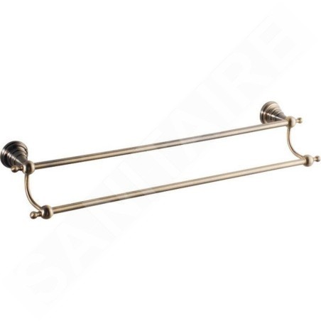 Sapho Diamond - Porte-serviettes double, longueur 605 mm, bronze 1318-11