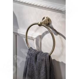 Sapho Diamond - Porte-serviettes, diamètre 170 mm, bronze 1318-06