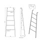 Sapho Sega - Porte-serviettes 550x1700x70 mm, blanc mat SE101