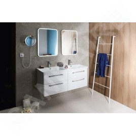 Sapho Sega - Porte-serviettes 550x1700x70 mm, blanc mat SE101