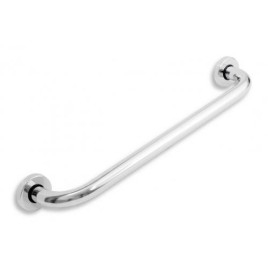 Novaservis Poignées - Main courante droite 400 mm avec capuchons, acier inoxydable poli R6640,44