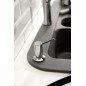Sapho Accessoires - Distributeur encastré de savon, rond, inox SP010 Sapho Accessoires - Distributeur encastré de savon, rond, inox SP010