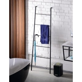 Sapho Sega - Porte-serviettes 550x1700x70 mm, noir mat SE104