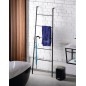 Sapho Sega - Porte-serviettes 550x1700x70 mm, noir mat SE104