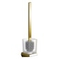 Sapho Soul - Brosse de toilette murale, or/verre 164974 Sapho Soul - Brosse de toilette murale, or/verre 164974