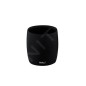 Nimco Ava - Coupelle pour brosses à dents et dentifrice, noire AV 15058-90