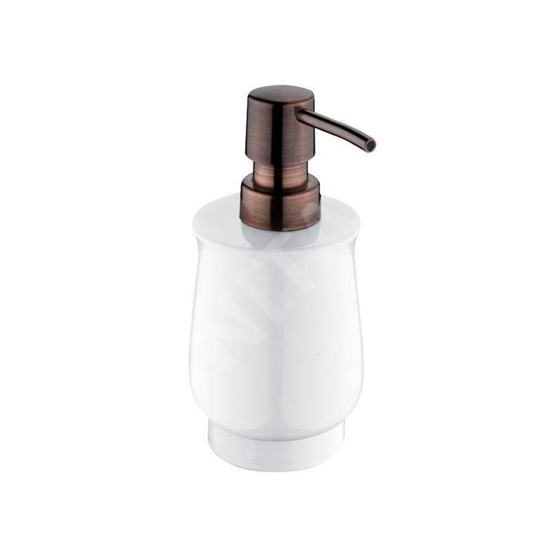 Nimco Lada - Distributeur de savon liquide, blanc/cuivre 1031LA-80 Nimco Lada - Distributeur de savon liquide, blanc/cuivre 1031LA-80