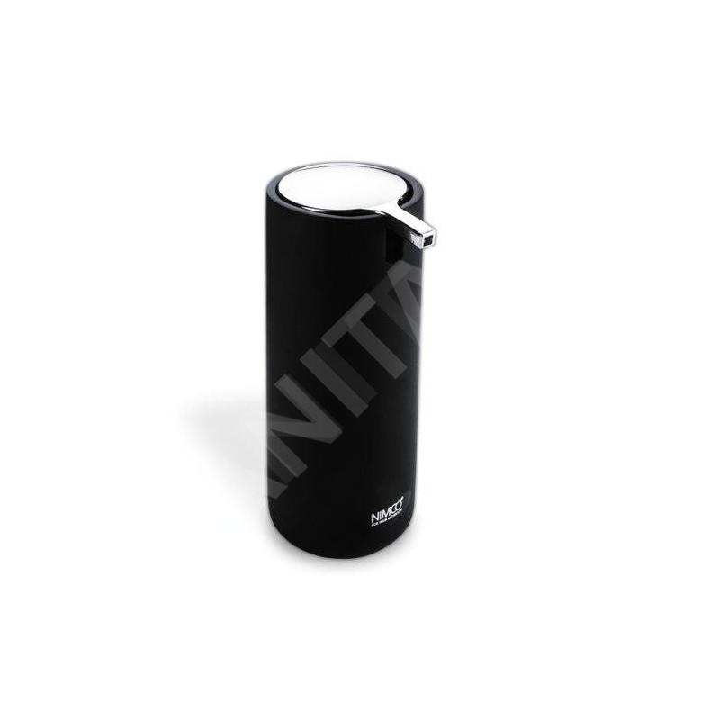 Nimco Omi - Distributeur de savon sur pied, céramique noire/chrome OM 16031-90