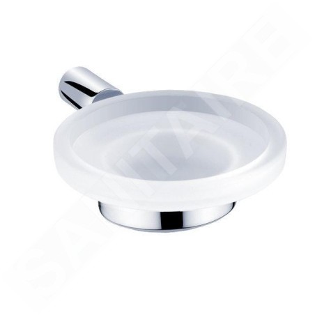 Nimco Bormo - Porte-savon, verre dépoli/chrome BR 11059W-26