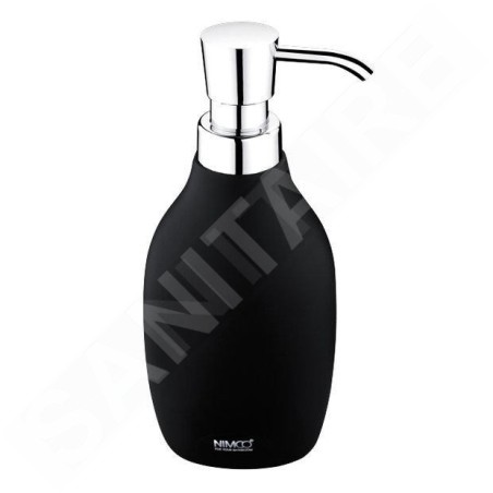 Nimco Ava - Distributeur de savon liquide, noir/chrome AV 15031-90