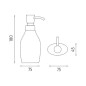 Nimco Ava - Distributeur de savon liquide, noir/chrome AV 15031-90 Nimco Ava - Distributeur de savon liquide, noir/chrome AV 15031-90