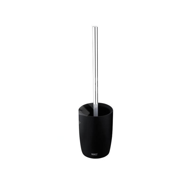 Nimco Ava - Brosse de toilette sur pied, noir/chrome AV 15094-90