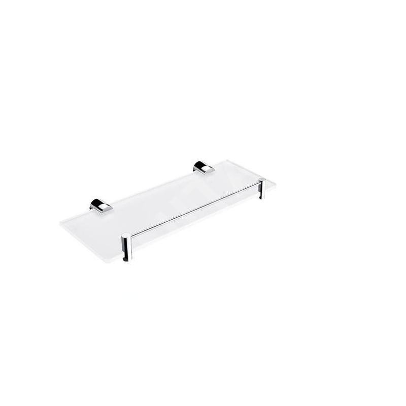 Nimco Bormo - Tablette, longueur 300 mm, verre dépoli/chrome BR 11091BX-30-26