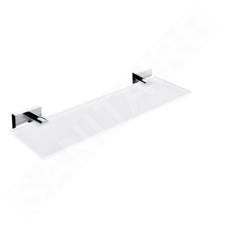 Nimco Keira - Tablette, longueur 400 mm, verre dépoli/chrome KE 22091B-40-26