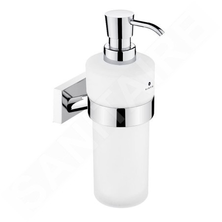 Nimco Keira - Distributeur de savon avec support, verre mat / chrome KE 22031W-26