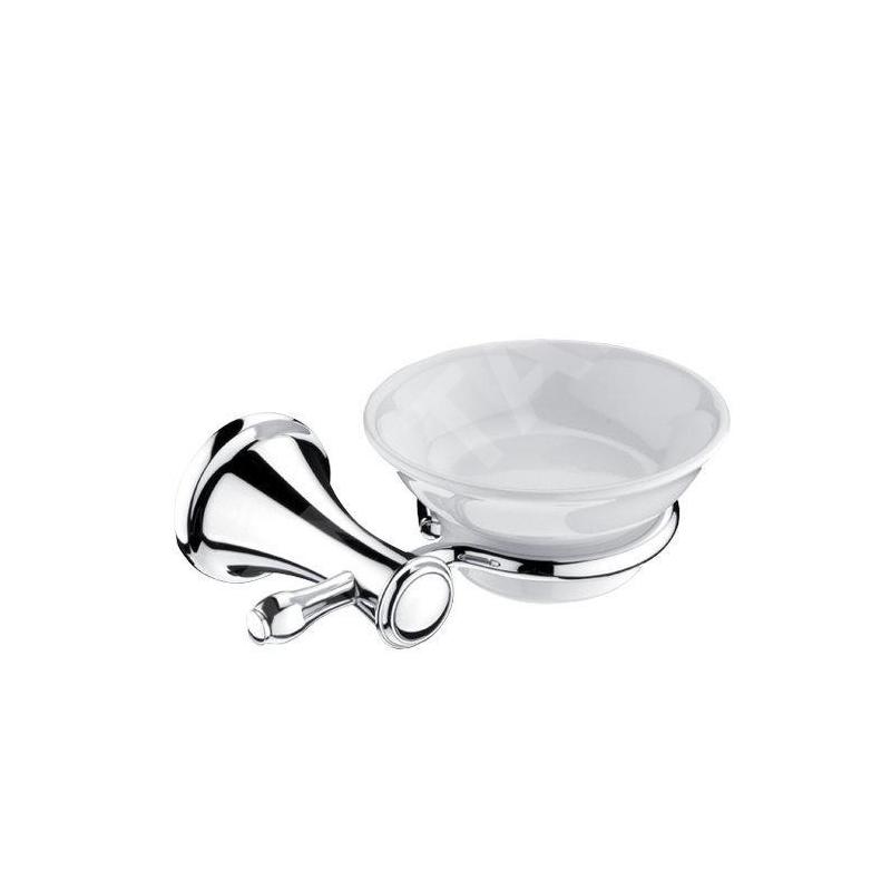 Nimco Lada - Support avec distributeur de savon, blanc/chrome LA 19059K-26