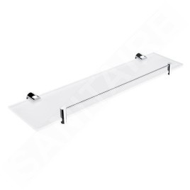 Nimco Bormo - Tablette, longueur 500 mm, verre dépoli/chrome BR 11091BX-50-26