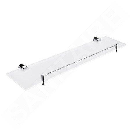 Nimco Bormo - Tablette, longueur 500 mm, verre dépoli/chrome BR 11091BX-50-26