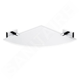 Nimco Keira - Tablette d'angle, verre dépoli/chrome KE 22091RB-26