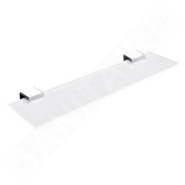 Nimco Kibo - Tablette, longueur 500 mm, verre dépoli/chrome Ki 14091B-50-26