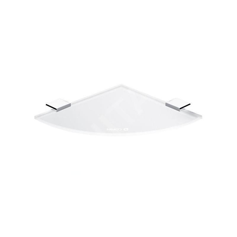 Nimco Kibo - Tablette d'angle, verre dépoli/chrome Ki 14091RB-26