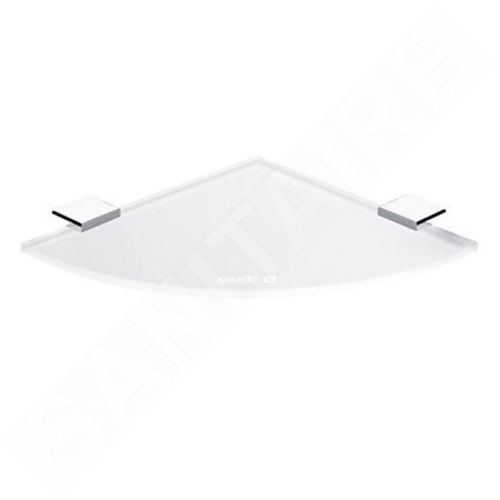 Nimco Kibo - Tablette d'angle, verre dépoli/chrome Ki 14091RB-26