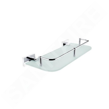 Nimco Keira - Etagère avec parc, 30 cm, verre dépoli/chrome KE 22091AX-30-26
