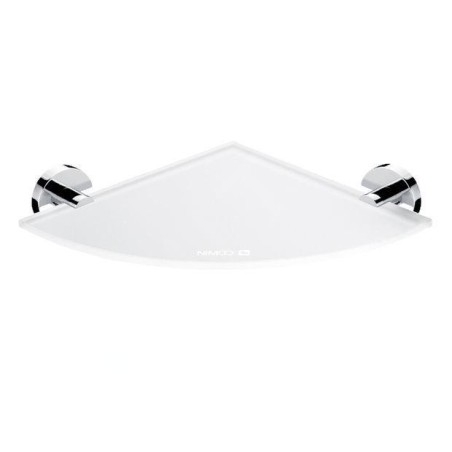 Nimco Unix - Étagère d'angle, verre mat / chrome UN 13091RB-26