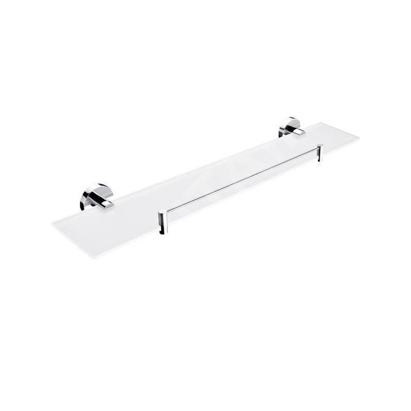 Nimco Unix - Tablette, longueur 600 mm, verre dépoli/chrome UN 13091BX-60-26
