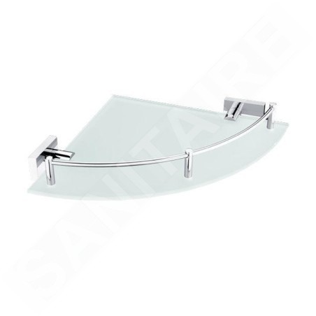 Nimco Keira - Tablette d'angle, verre dépoli/chrome KE 22091RA-26