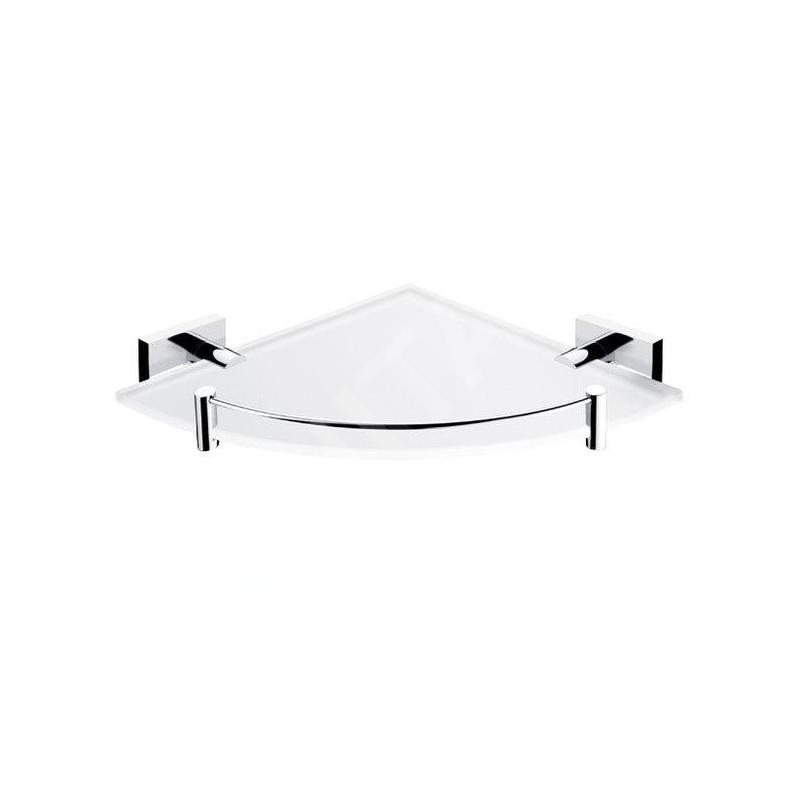 Nimco Keira - Tablette d'angle, verre dépoli/chrome KE 22091RBX-26