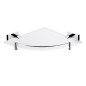 Nimco Keira - Tablette d'angle, verre dépoli/chrome KE 22091RBX-26