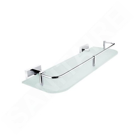 Nimco Keira - Tablette, longueur 400 mm, verre dépoli/chrome KE 22091AX-40-26