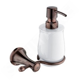 Nimco Lada - Distributeur de savon liquide, blanc/cuivre LA 19031K-80