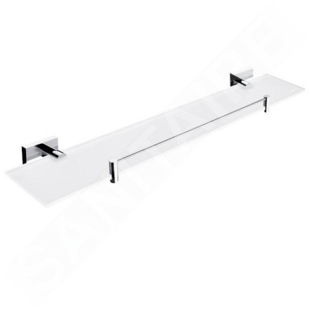 Nimco Keira - Etagère avec parc, 60 cm, verre dépoli/chrome KE 22091BX-60-26