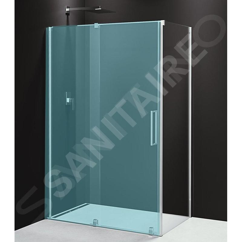 Polysan Rolls Line - Porte de douche 900 mm, aluminium poli/verre clair RL3315 Polysan Rolls Line - Porte de douche 900 mm, aluminium poli/verre clair RL3315