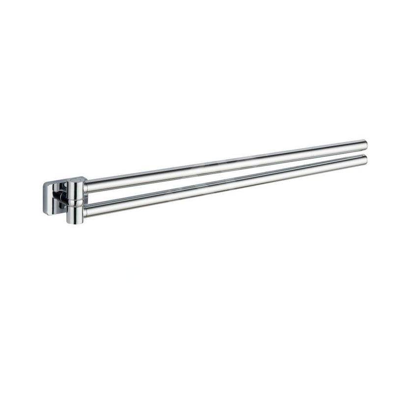 Aqualine Apollo - Porte-serviette double, longueur 460 mm, chrome 1416-15